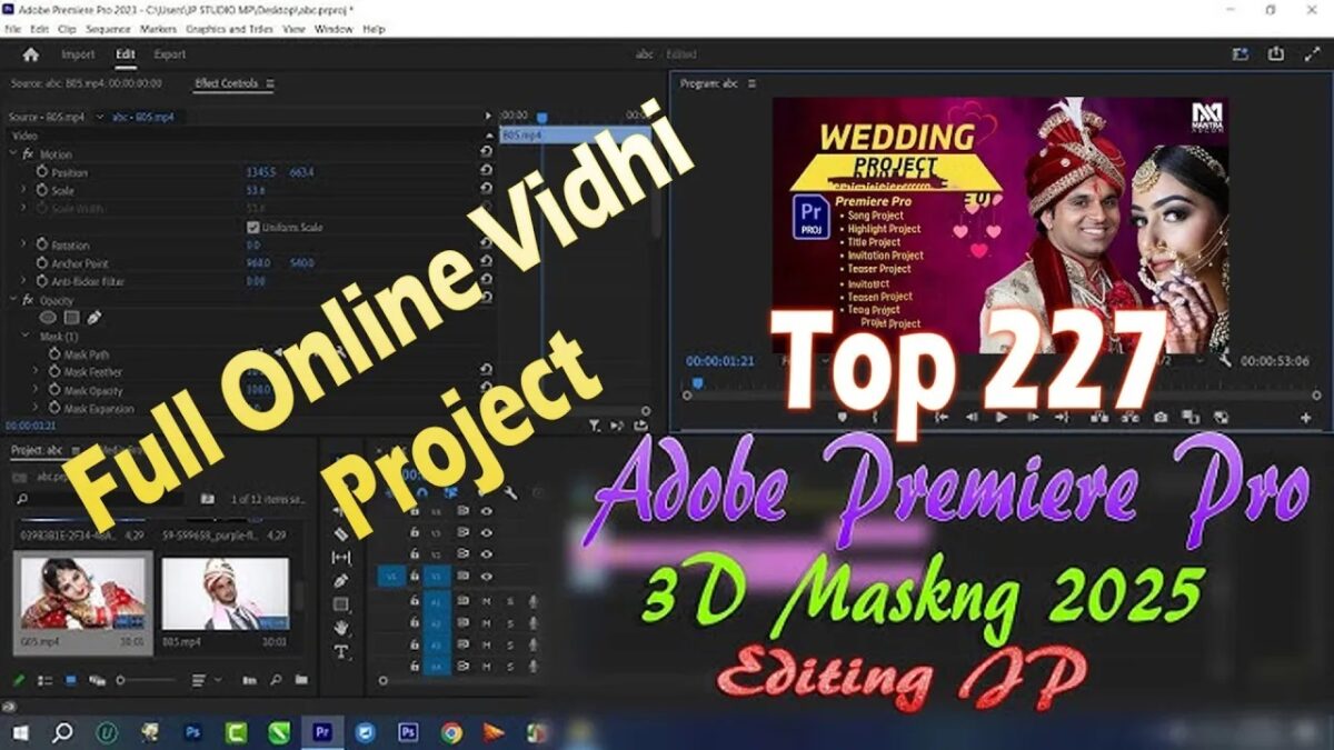 Premiere Pro Top 227 Online Vidhi Projects 2025 | Traditional Wedding Edit Pack | Drag & Drop | Lifetime Use - Image 1