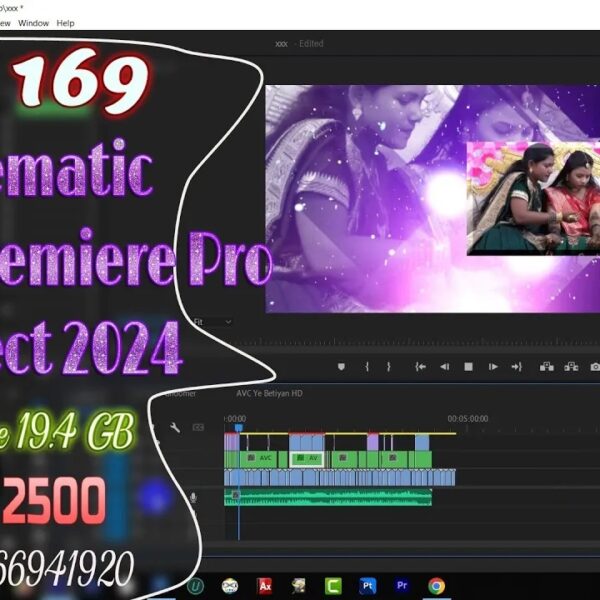 Premiere Pro Cut-to-Cut Cinematic Project | High-Impact Transitions | Drag & Drop