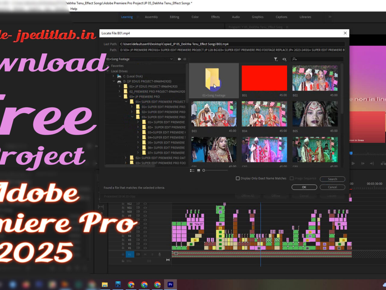Free Download Dekhha Tenu Premiere Pro Song Project Template