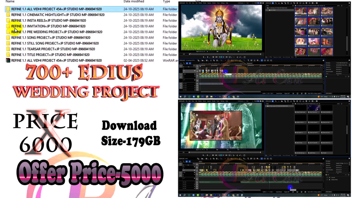 700 EDIUS WEDDING PROJECT 2025 - Image 1