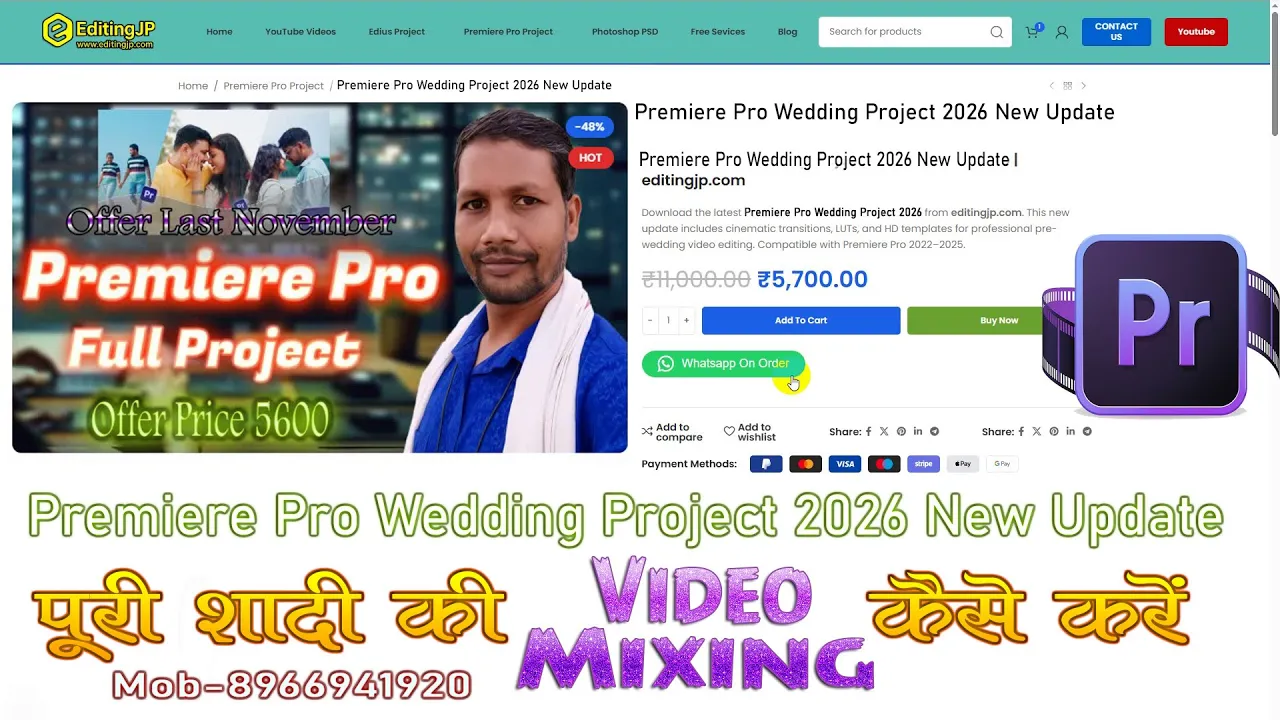 Premiere Pro Wedding Project 2026 New Update
