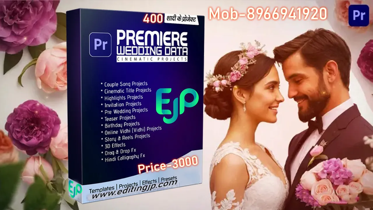 Full 400 Premiere Pro Wedding Project 2026