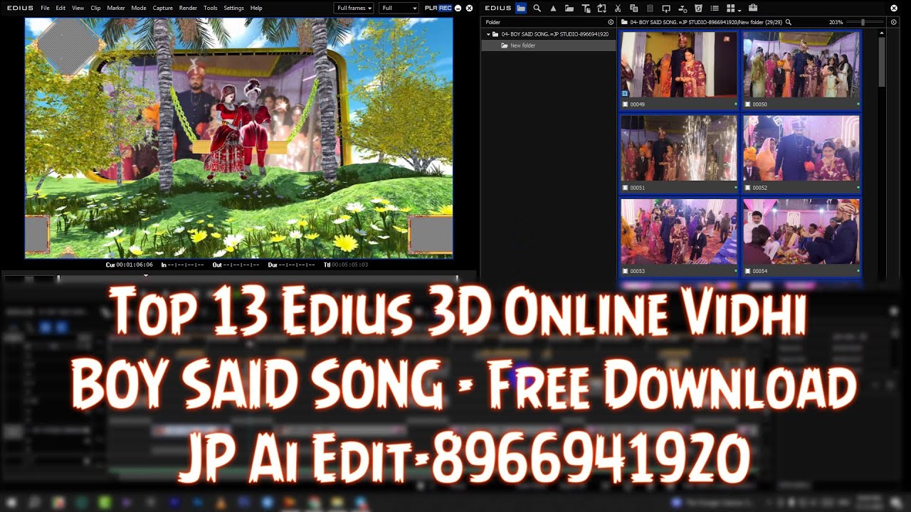 Top 13 Edius 3D Online Vidhi BOY SAID SONG