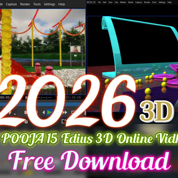 STATING POOJA 15 Edius 3D Online Vidhi Project