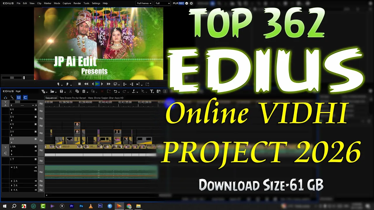 TOP 362 EDIUS WEDDING PROJECT 2026